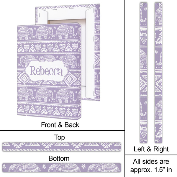 Baby Elephant 20x30 - Canvas Print - Approval