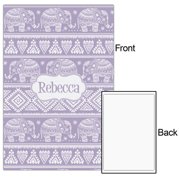 Baby Elephant 20x30 - Matte Poster - Front & Back