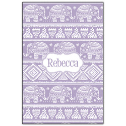 Baby Elephant Wood Print - 20x30 (Personalized)