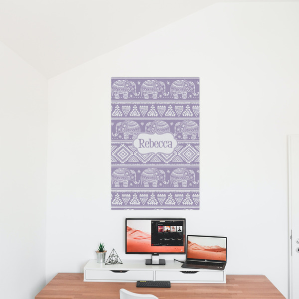 Baby Elephant 24x36 - Matte Poster - On the Wall