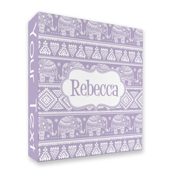 Baby Elephant 3 Ring Binders - Full Wrap - 2" - FRONT