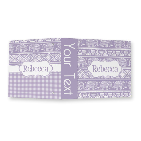 Baby Elephant 3 Ring Binders - Full Wrap - 2" - OPEN OUTSIDE