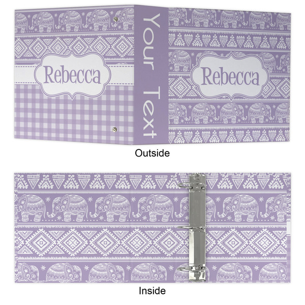 Baby Elephant 3 Ring Binders - Full Wrap - 3" - APPROVAL