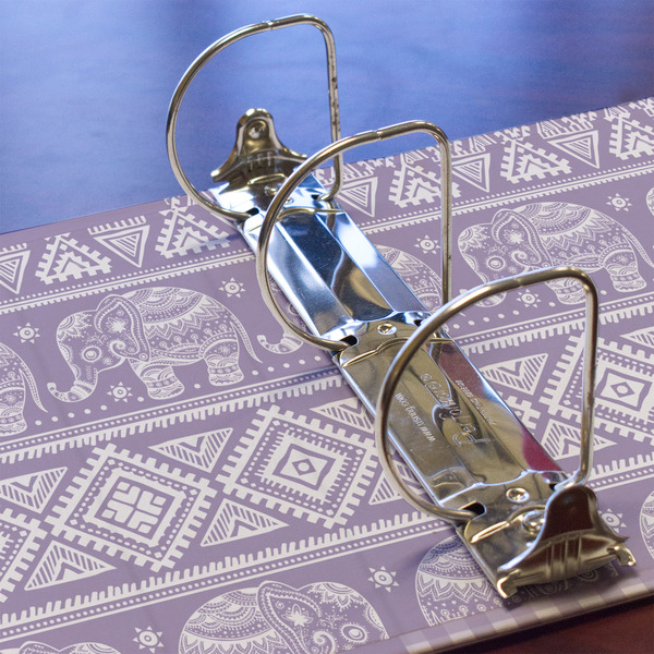 Baby Elephant 3 Ring Binders - Full Wrap - 3" - DETAIL