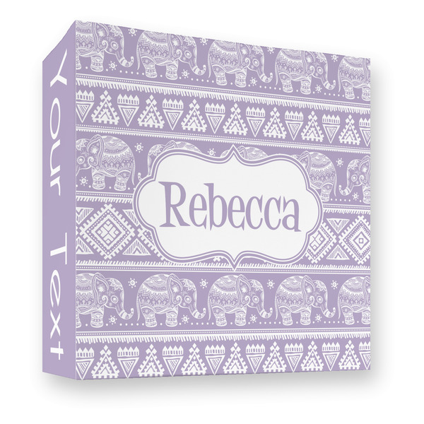 Baby Elephant 3 Ring Binders - Full Wrap - 3" - FRONT