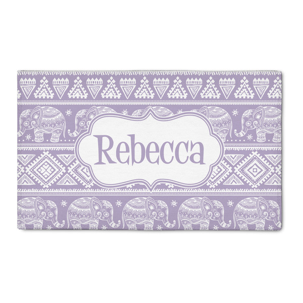 Custom Baby Elephant 3' x 5' Patio Rug (Personalized)