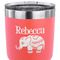 Baby Elephant 30 oz Stainless Steel Ringneck Tumbler - Coral - CLOSE UP