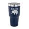 Baby Elephant 30 oz Stainless Steel Tumbler - Navy - Single Sided (Personalized)