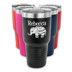 Baby Elephant 30 oz Stainless Steel Tumbler (Personalized)