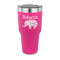 Baby Elephant 30 oz Stainless Steel Ringneck Tumblers - Pink - FRONT