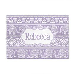 Baby Elephant 4' x 6' Indoor Area Rug (Personalized)