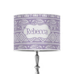 Baby Elephant 8" Drum Lamp Shade - Poly-film (Personalized)