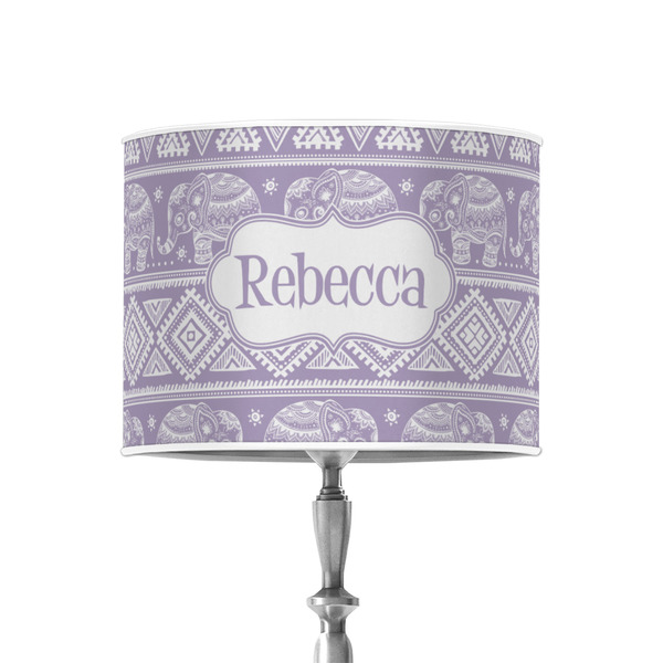 Baby Elephant 8" Drum Lampshade - ON STAND (Poly Film)