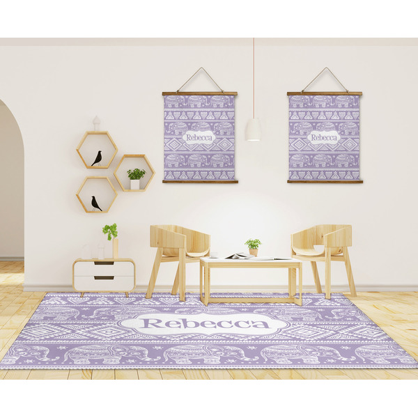 Baby Elephant 8'x10' Indoor Area Rugs - IN CONTEXT