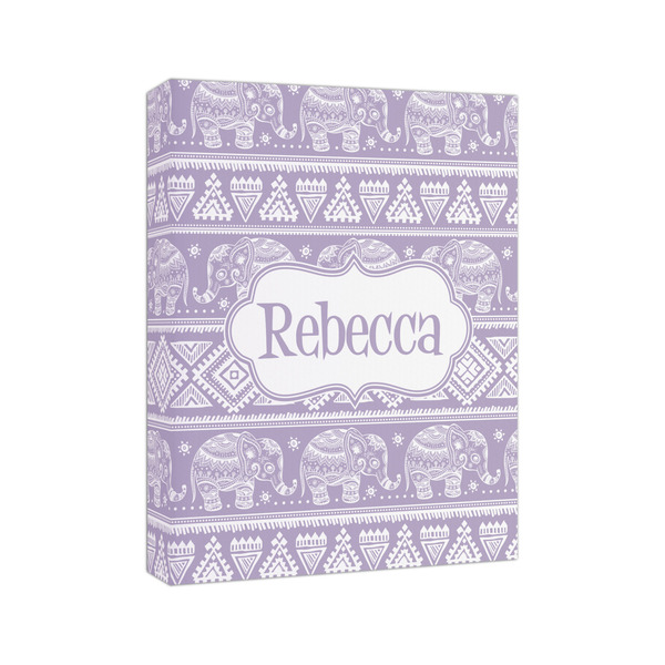 Baby Elephant 8x10 - Canvas Print - Angled View