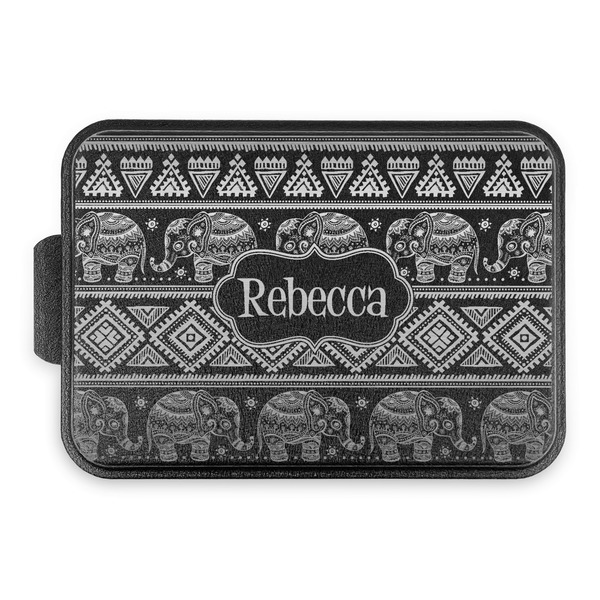 Baby Elephant Aluminum Baking Pan - Black Lid - FRONT