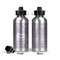 Baby Elephant Aluminum Water Bottle - Front and Back