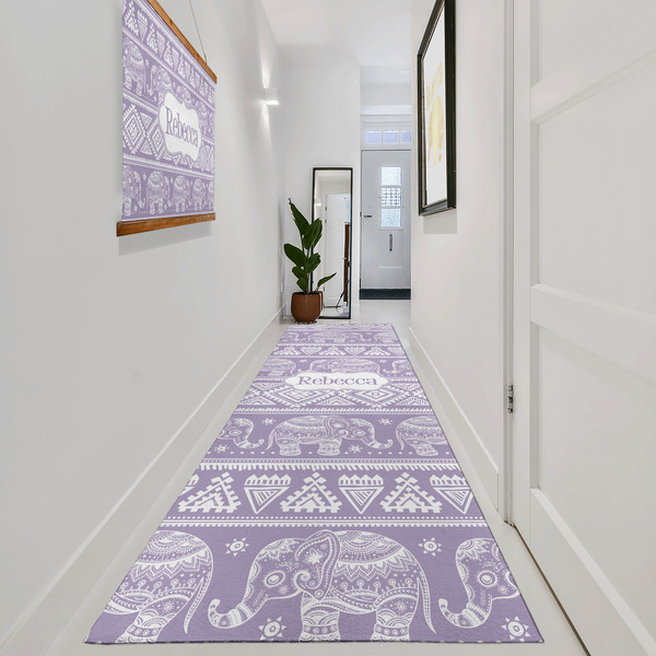 Baby Elephant Area Rug Sizes - In Context (vertical)