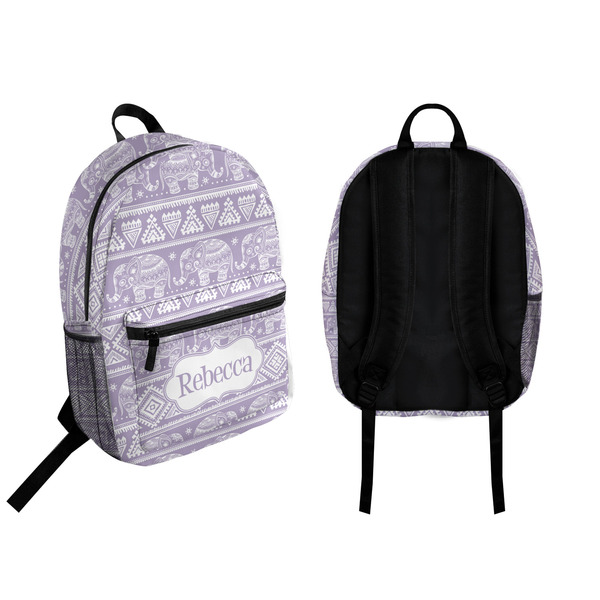 Baby Elephant Backpack front and back - Apvl