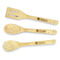 Baby Elephant Bamboo Cooking Utensils Set - Single Sided - FRONT