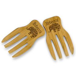 Baby Elephant Bamboo Salad Mixing Hand (Personalized)