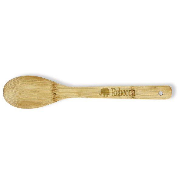 Baby Elephant Bamboo Spoons - Single Sided - FRONT