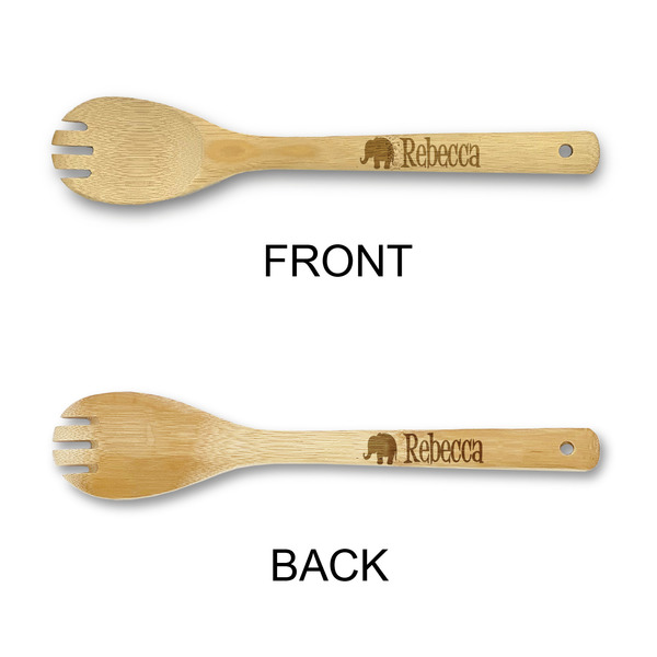 Baby Elephant Bamboo Sporks - Double Sided - APPROVAL