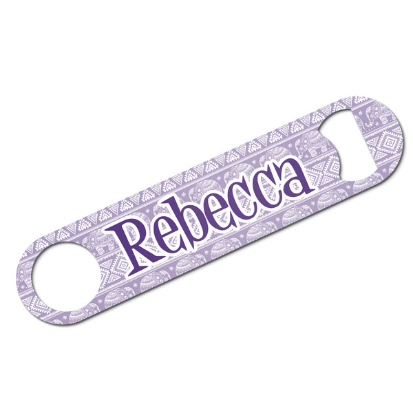 Custom Baby Elephant Bar Bottle Opener w/ Name or Text
