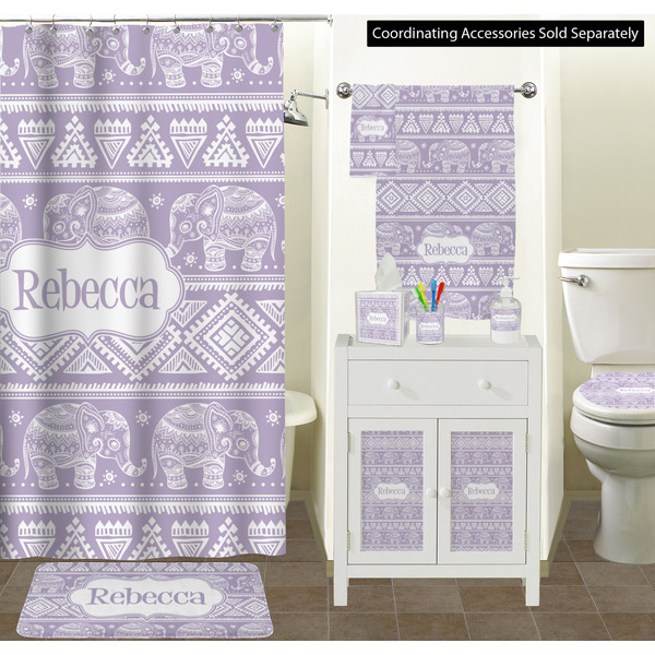 Baby Elephant Bathroom Scene