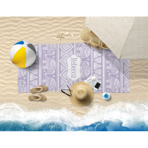 Baby Elephant Beach Towel Lifestyle