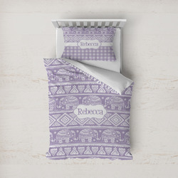 Baby Elephant Duvet Cover Set - Twin (Personalized)