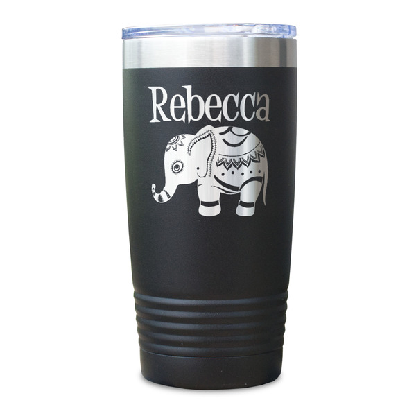 Baby Elephant Black Polar Camel Tumbler - 20oz - Single Sided - Approval