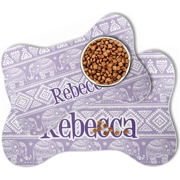 Baby Elephant Bone Shaped Dog Mats - MAIN