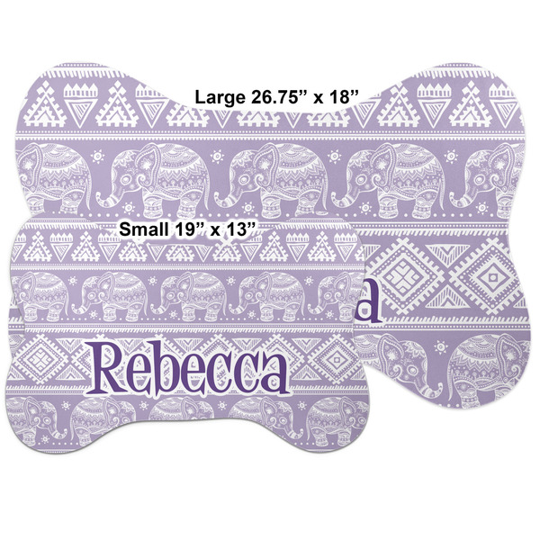 Baby Elephant Bone Shaped Mat Comparison