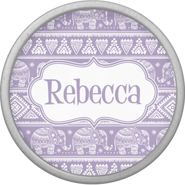 Baby Elephant Cabinet Knob - Nickel - Front