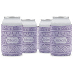 Baby Elephant Can Cooler (12 oz) - Set of 4 w/ Name or Text
