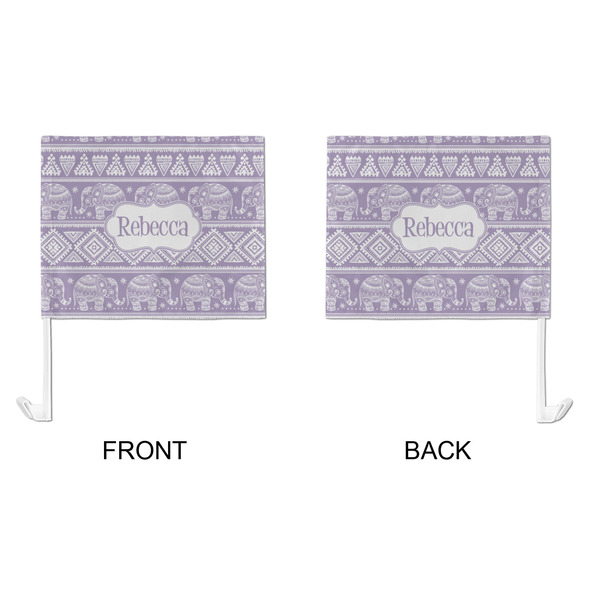 Baby Elephant Car Flag - Large - APPROVAL