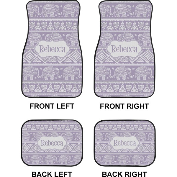 Baby Elephant Car Floor Mats Set (2F + 2B)