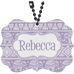 Baby Elephant Rear View Mirror Decor (Personalized)