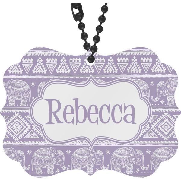 Custom Baby Elephant Rear View Mirror Decor (Personalized)