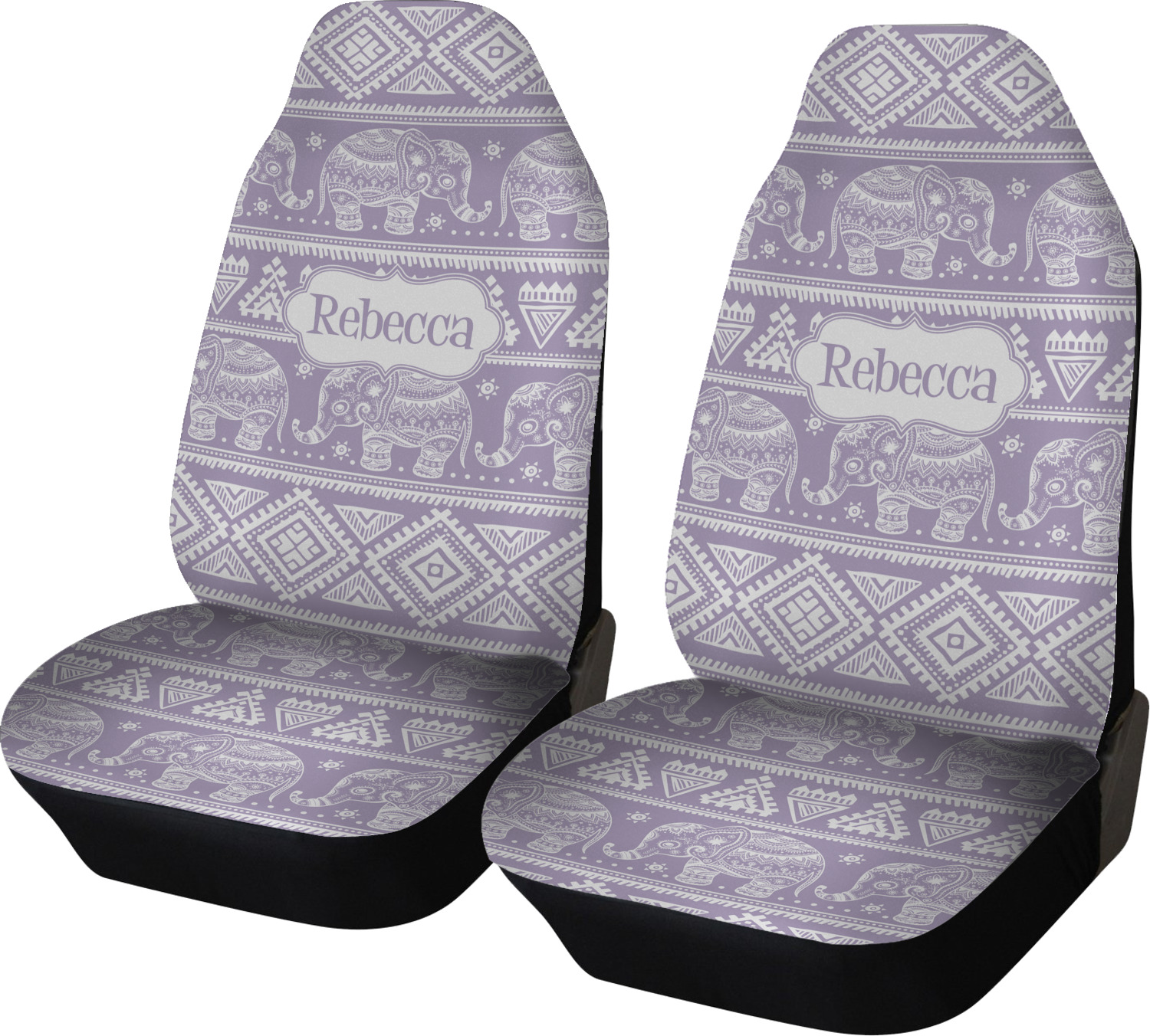 Baby Elephant Car Seat Covers (Set of Two) (Personalized) YouCustomizeIt