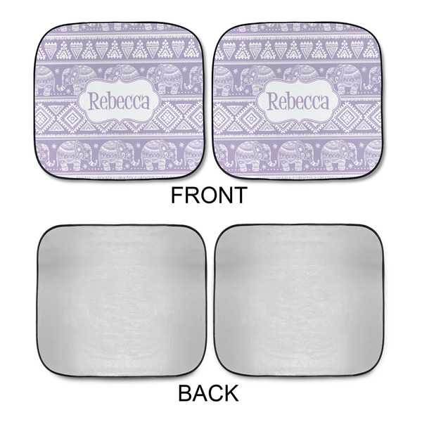 Baby Elephant Car Sun Shades - APPROVAL