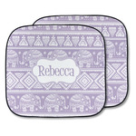 Baby Elephant Car Sun Shade - Two Piece (Personalized)