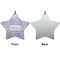 Baby Elephant Ceramic Flat Ornament - Star Front & Back (APPROVAL)