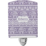 Baby Elephant Ceramic Night Light (Personalized)