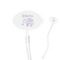 Baby Elephant 7" Oval Plastic Stir Sticks - Clear (Personalized)