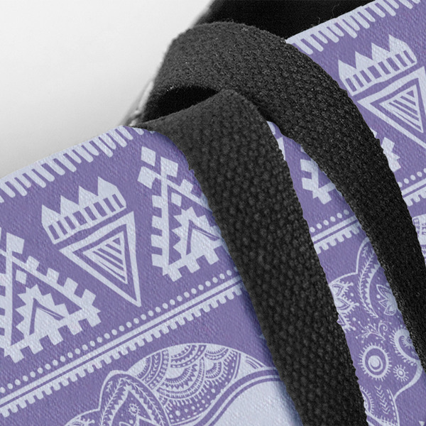 Baby Elephant Closeup of Tote w/Black Handles