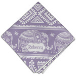 Baby Elephant Cloth Dinner Napkin - Single w/ Name or Text
