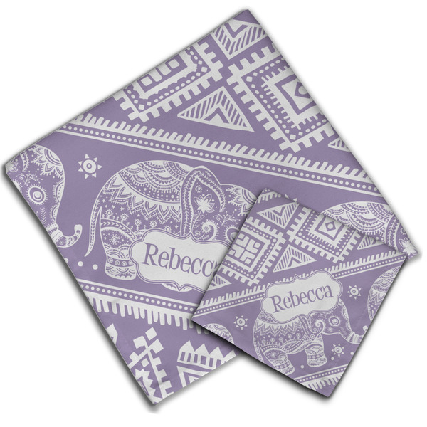 Baby Elephant Cloth Napkins - Personalized Lunch & Dinner (PARENT MAIN)
