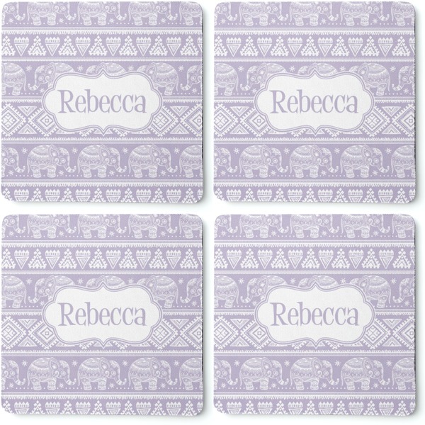 Baby Elephant Coaster Rubber Back - Apvl